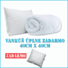 Súprava (biela): Paplón a Vankúš DeLuxe Ponuka