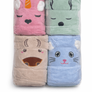 Detské osušky 70×140 cm – 100 % mikrovlákno (4 kusy)