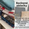 Bavlnené obliečky 140x200– mix vzorov