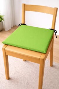 Tenký sedák na stoličku 35×35 cm Čerstvá zelená