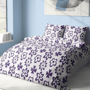 Bavlnené obliečky 4 dielna sada Elegantná fialová