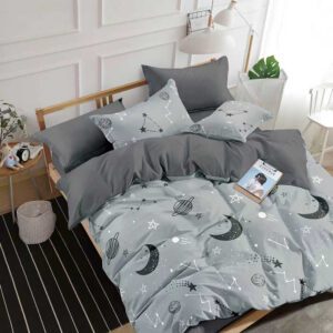 galaxia Zasnený mesiac a hviezdy – 7-dielna posteľná súprava