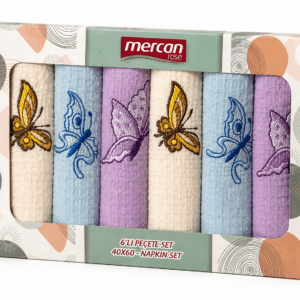 Kuchynské utierky 40×60 cm – Motýľ – Sada 6 ks