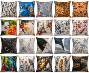 MIX VANKÚŠE 40x40 cm – BALENIE 20 KS