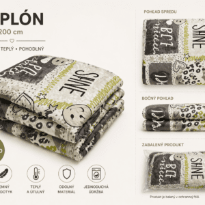 Paplón 140 x 200 cm – Moderný dizajn
