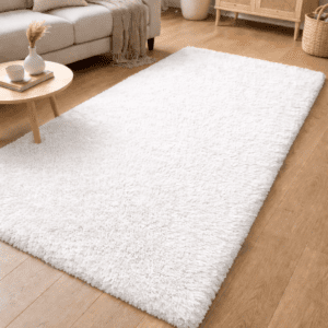 Koberec Shaggy 80x150 cm – Biely