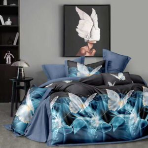 Polnočný motýlí sen – 7-dielna posteľná súprava