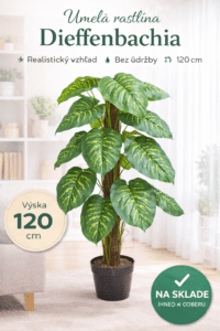 Umelá rastlina Dieffenbachia 120 cm