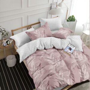 7-dielnu posteľnú obliečky – Elegantný kvetinový dizajn