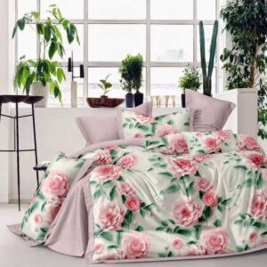kvetinový vzor – 7-dielna posteľná súprava