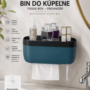 Držiak do kúpeľne – Tissue Box Organizér (Copy)