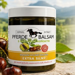 Bylinný Masážny Balzam 500 ml _Silný s Konským Gaštanom