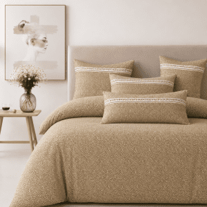 Bavlnené obliečky BIANCA Beige 140x200
