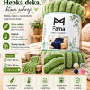 Hebká deka Fama – Zelená