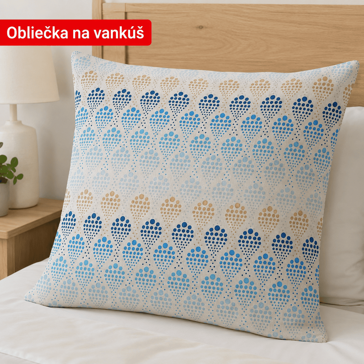 Obliečka na vankúš 40 × 40 cm – 100 % bavlna