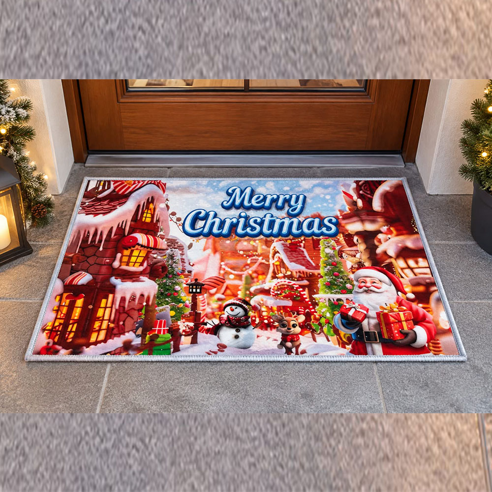 Vianočný protišmykový koberec 40 × 60 cm