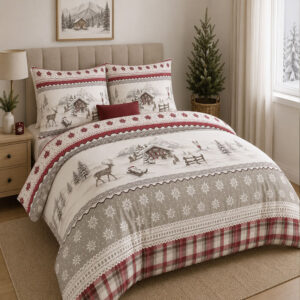 Flanelové obliečky 140 × 200 cm – 2-dielna sada, 100 % bavlna FL267